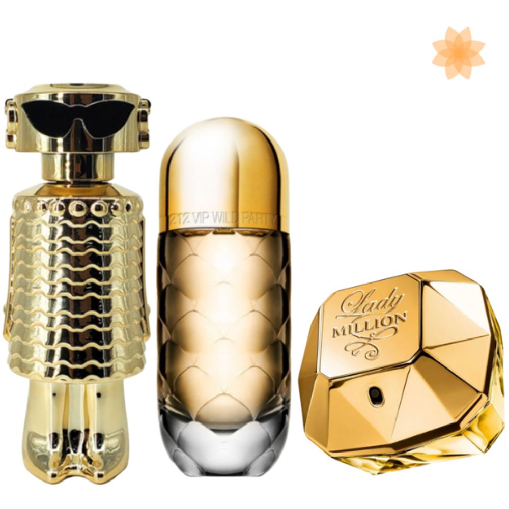 Perfumes 3x1 LadyMillion/WildParty/Fame